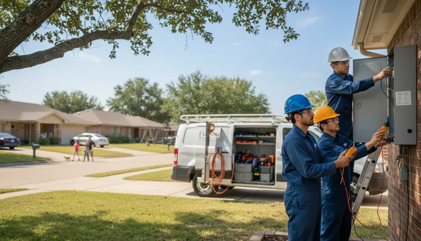 Certified electrician providing emergency electrical services in Peck, KS
